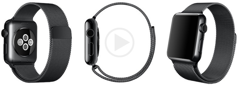 Space Black Milanese Loop Apple Watch Band Spotted on Apple Store