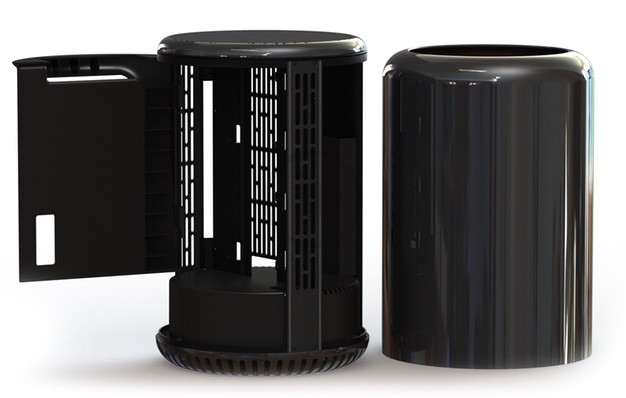 Dune Case For PCs Copies Mac Pros Cylindrical Design