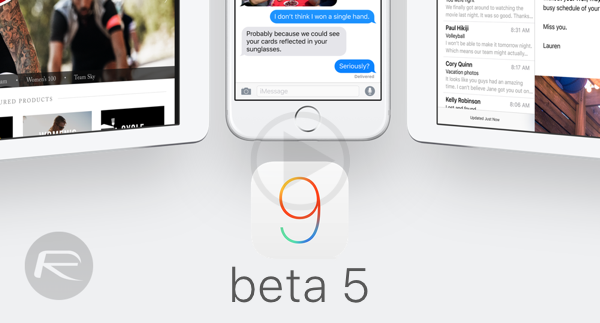 Apple Releases Beta 5 For Developers And Public On iOS 9.3