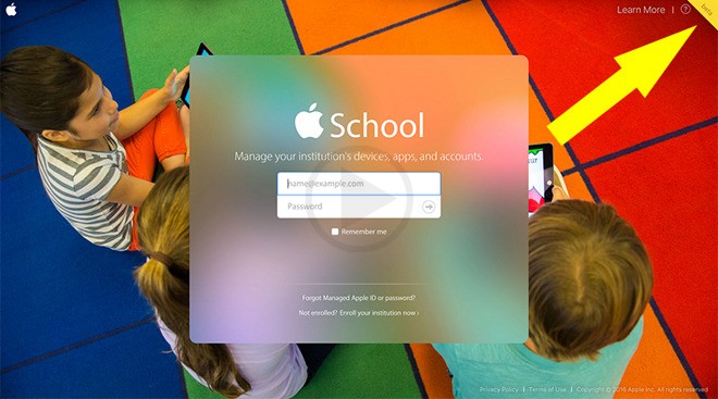 Apple Enhances The Features Of The Web Portal For The School Manager