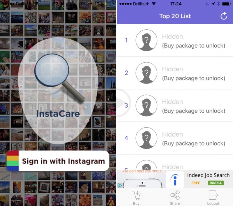 InstaAgent The Instagram Password Stealing App Back Within App Store List Under A New Name