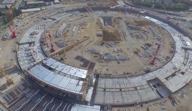 Latest 4k Drone Video Shows The Recent Development Changes Of Apples Spaceship Campus