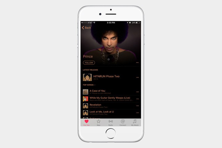 Apple Pays Tribute To Prince With His Collection On iTunes