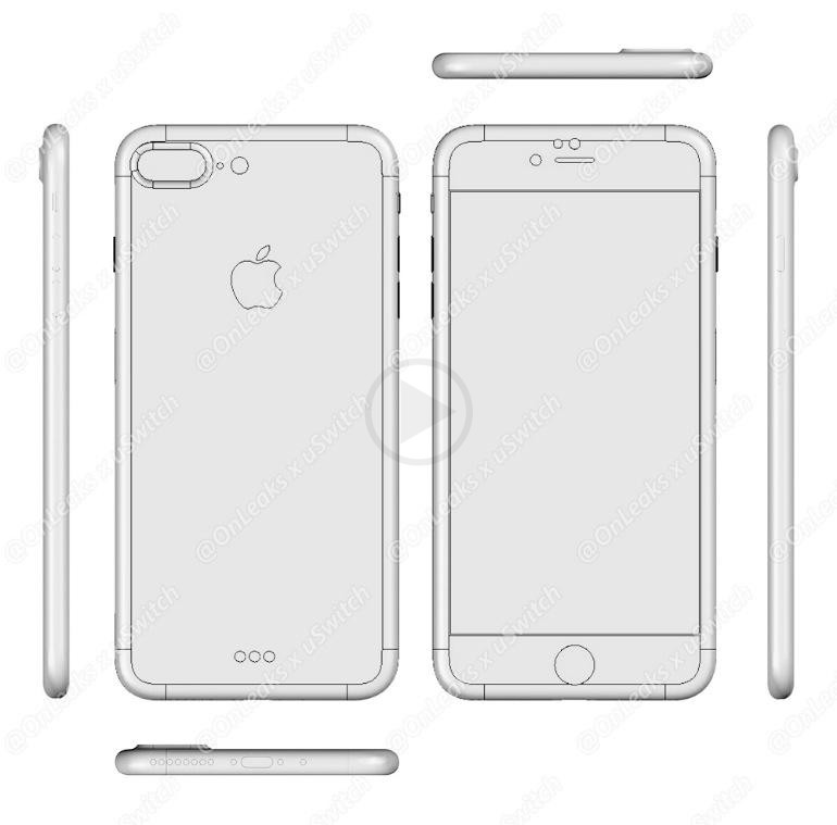 iPhone 7 Leaked Sketches Shows Identical Similarity With iPhone 6