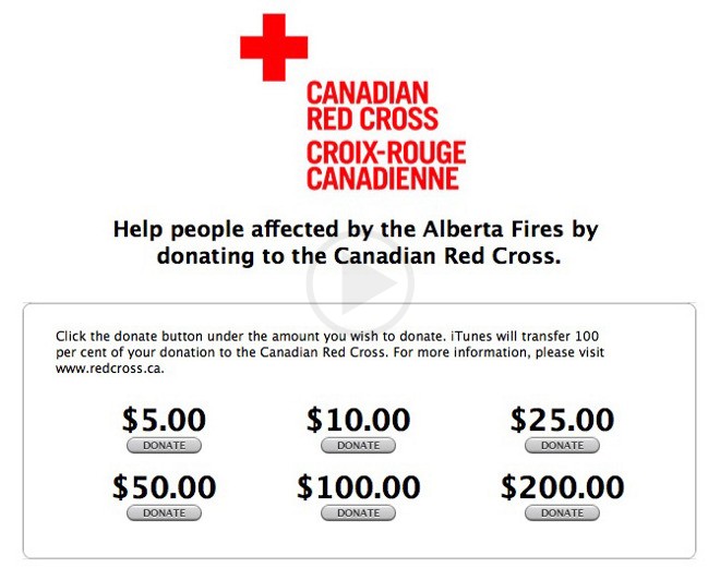 Apple Collects Donation for Red Cross Society