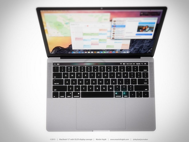 New Concept Shows MacBook Pro Along with How the OLED Function Key Row