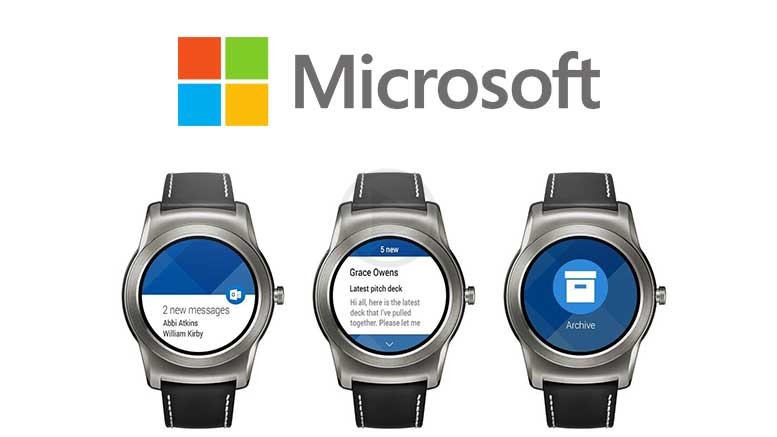 Outlook Watch Face Made Powerful by Microsoft for Android Wear