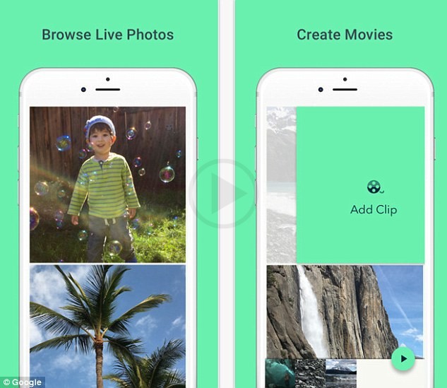 Get Stable Movies and GIFs with Cinematic Backgrounds with Motion Still app of Google