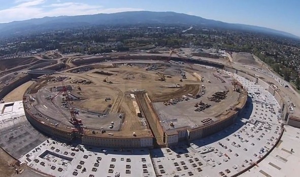 Apple Busy Working with Completing Construction Headquarter Site