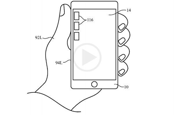 Apple Patents Idea for Single Handed Device Usage