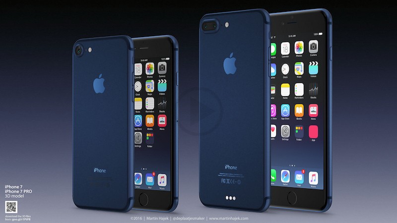 Get an Idea about How the Dark Blue or Deep Blue iPhone 7 would Look Like