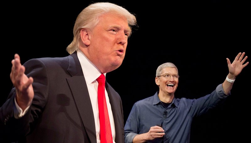 Apple Backs of from Trumps Presidential Campaign Support