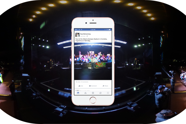Sharing of 360 Degree Photos Made Possible by Facebook