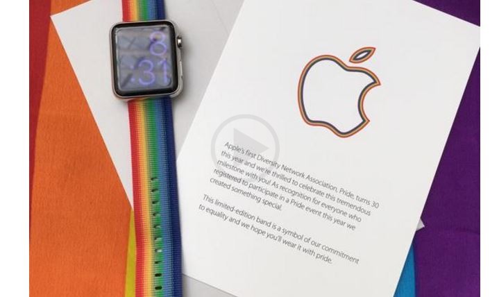 Apple Gifts Limited Edition Special Apple Watch to Their Employees for the Pride Parade Held  in San Francisco