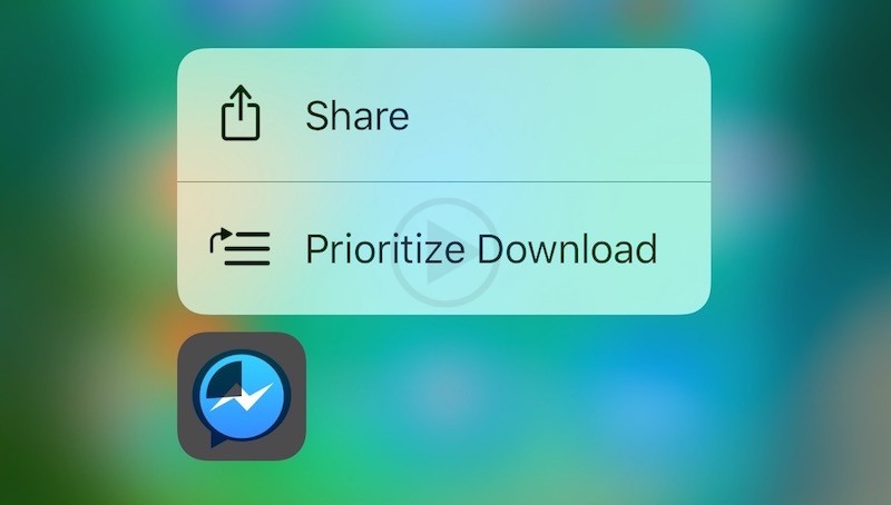 Prioritize Your Downloads in iOS 10 with the 3D Touch Action Feature