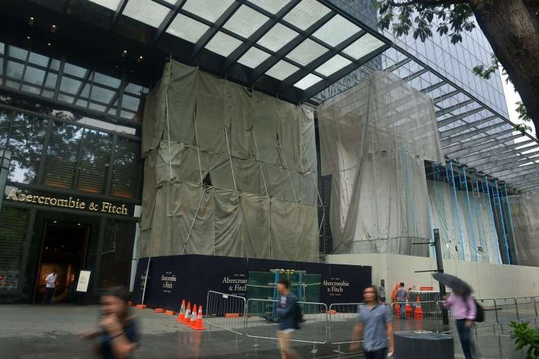 New Photos Show Progress Being Made on First Apple Store in Singapore