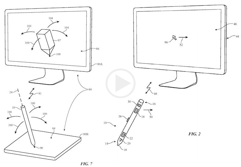 Apple Files another Patent for Track Pad & Pencil