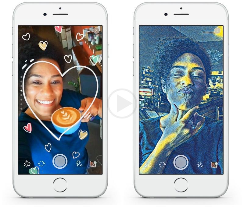 Testing Started by Facebook as They Plan to Come up with a Style Camera Just Like Snapchat with Selfie Filters