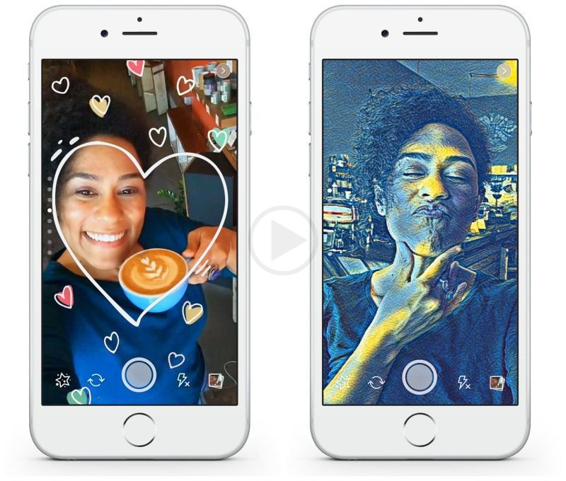 Testing Started by Facebook as They Plan to Come up with a Style Camera Just Like Snapchat  with Selfie Filters