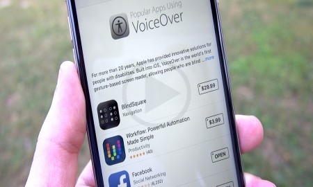 The iOS App Of Facebook Has The VoiceOver Feature For The Blind