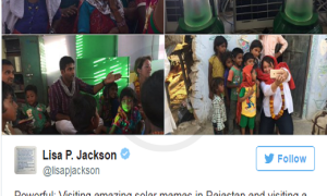 Lisa Jackson Tweets About Her Experience at the Barefoot College in India