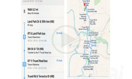 Apple Adds Regional Transit to Maps