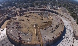 Apple Busy Working with Completing Construction Headquarter Site