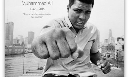 Apple Pays Tribute to Muhammad Ali Through a Fullscreen Homepage