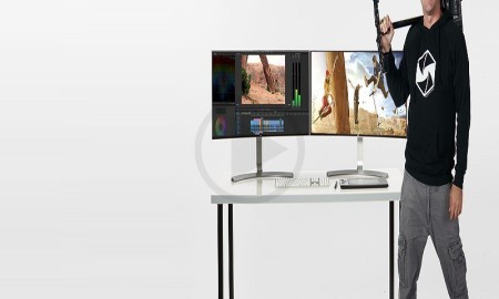 DevinSuperTramp Helps LG by Showing off Their Latest Monitor which is UltraWide