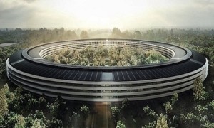 New Footage of the Development and Construction of Apples Spaceship Campus Uploaded on the Net