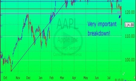 Shaky Market! Graph Going Down For Apple, Investors Worried